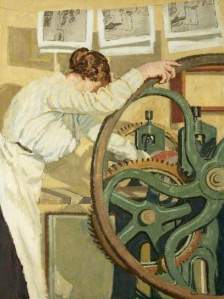 Sylvia Gosse - The Printer (1915)